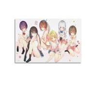 Poster décoratif sur toile avec inscription « As Long As You Look Cute, Do You Like Even Perverts » - 20 x 30 cm