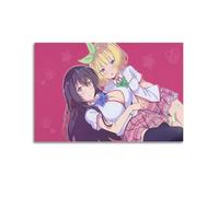 Poster décoratif sur toile avec inscription « As Long As You Look Cute, Do You Like Even Perverts » (30 x 45 cm)