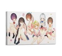 Poster décoratif sur toile avec inscription « As Long As You Look Cute, Do You Like Even Perverts » (50 x 75 cm)