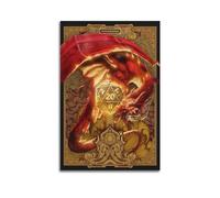 Poster décoratif sur toile de Donjons et Dragons - Impression d'art moderne pour chambre à coucher - 60 x 90 cm