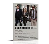 Poster décoratif sur toile de minimalisme American Hustle - Poster mural moderne pour chambre à coucher - 50 x 75 cm