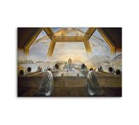 Poster décoratif sur toile de Salvador Dali 1955, le sacrement de la dernière Cène de Jésus-Christ, affiche murale décorative moderne pour chambre à coucher (60 x 90 cm)