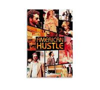 Poster décoratif sur toile de scène de film American Hustle - Impression sur toile moderne pour chambre à coucher - 20 x 30 cm