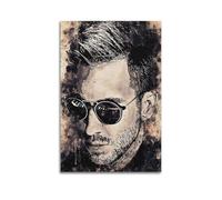 Poster décoratif sur toile Disc Jockey Calvin Harris - Décoration murale moderne pour chambre à coucher - 40 x 60 cm