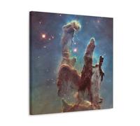 Poster décoratif sur toile Pillars Of Creation - Impression d'art moderne pour chambre à coucher - 40 x 40 cm