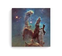 Poster décoratif sur toile Pillars Of Creation - Impression d'art moderne pour chambre à coucher - 50 x 50 cm