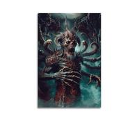 Poster décoratif sur toile représentant le pays des morts - Décoration murale moderne pour chambre à coucher - 40 x 60 cm