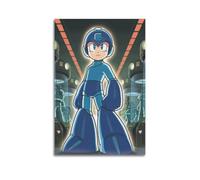 Poster décoratif sur toile représentant un Mega Man - Impression d'art moderne pour chambre à coucher - 40 x 60 cm