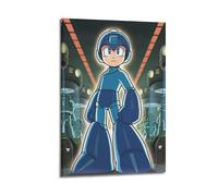 Poster décoratif sur toile représentant un Mega Man - Impression d'art moderne pour chambre à coucher - 60 x 90 cm