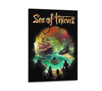 Poster décoratif sur toile Sea of Thieves - Impression d'art moderne pour chambre à coucher - 30 x 45 cm