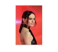 Poster décoratif sur toile Star Daisy Ridley - Décoration murale moderne pour chambre à coucher - 30 x 45 cm
