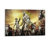 Poster décoratif sur toile The Walking Dead Game - Impression d'art moderne pour chambre à coucher - 20 x 30 cm