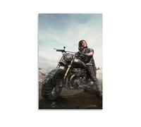 Poster décoratif sur toile The Walking Dead Role Daryl Dixon - Impression d'art moderne pour chambre à coucher - 30 x 45 cm
