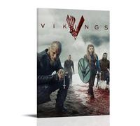 Poster décoratif sur toile Vikings Saison 3 - Décoration murale moderne pour chambre à coucher - 40 x 60 cm