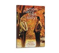 Poster décoratif « When Harry Met Sally » - Décoration murale d'intérieur - Décoration de bar et de restaurant - Affiche esthétique - Affiche de salon - 30 x 45 cm - Style cadre