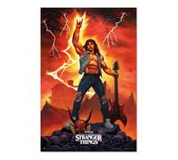 Poster Décoration Murale - Grupo Erik - Stranger Things Eddie - 61x91,5 cm - Papier Brillant - Design Moderne