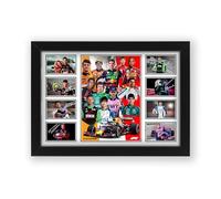 Poster dédicacé de Formule 1 Grand Prix Saison 2025 F1 Top Drivers - Édition limitée Autographe Cadeau pour les fans - Marchandises souvenirs de collection (sans cadre, A3 (30 x 40 cm)