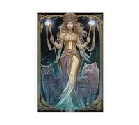 Poster déesse de la mythologie nordique, déesse de l'amour et de la beauté, impression aquarelle (6)