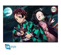 Poster Demon Slayer Groupe Roulé Filmé