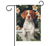 Poster d'épagneul breton dans la baignoire_ Poster drôle de chien _ Impression de salle de bain Bretagne _ Affiche de bain Bretagne _ Affiche d'animal de compagnie _ Art mural de salle de bain chien