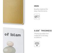 Poster des piliers de l'islam - Art mural islamique - Affiche éducative islamique - Décoration de chambre d'enfant musulmane - Décoration murale pour chambre d'enfant musulmane - Art mural pour