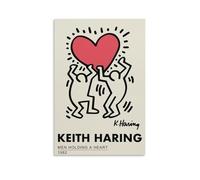 Poster d'exposition, affiche de Keith Haring, affiche de musée, affiche de musée, art mural imprimable, affiche de décoration d'intérieur, affiche d'art sur toile, impressions sur toile de ferme,
