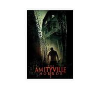 Poster d'horreur The Amityville - Poster vintage classique du film 2 - Décoration murale pour salon, chambre à coucher - 60 x 90 cm