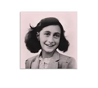 Poster Diaries Anne Frank Girl Poster Cool Artworks Peinture murale Impression sur toile 50 x 50 cm