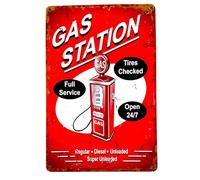 Poster DiiliHiiri 2635-309 - Style vintage américain - Construction de voitures classiques - 30 x 20 cm