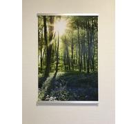 Poster d'information - Poster - Veuillez garder vos distances + 2 barres d'affiche en aluminium 93,5 cm