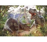 Poster Dinosaur Battle David Penfound - Papier Glacé - 91x61cm