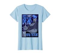 Poster Disney Hercules Hades Lord Of Dead T-Shirt, Femme, Bleu Céleste, S