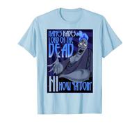 Poster Disney Hercules Hades Lord Of Dead T-Shirt, Homme, Bleu Céleste, XXL