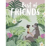 Poster Disney Livre de la Jungle Vert et Rose - 611714 - 40 x 50 cm