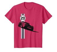Poster Disney Pixar Cars 3 Jackson Storm Shadow T-Shirt, Enfant, Rouge Chiné, 12 ans