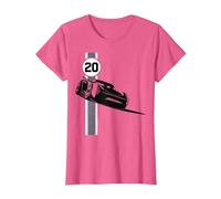 Poster Disney Pixar Cars 3 Jackson Storm Shadow T-Shirt, Femme, Rose Chiné, L