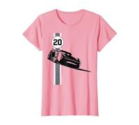Poster Disney Pixar Cars 3 Jackson Storm Shadow T-Shirt, Femme, Rose, XS