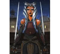 Poster Disney Star Wars Ahsoka Marron et Bleu - 612861 - 30 cm x 40 cm