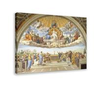 Poster « Disputation Of The Holy Sacrament 1510 » de Raphael - Décoration murale sur toile pour chambre à coucher, bureau, cuisine, cadre cadeau - 30 x 45 cm