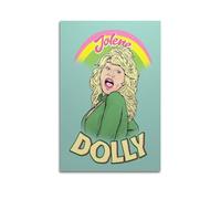 Poster Dolly Parton Poster5 - Impression sur toile - Décoration murale moderne pour chambre à coucher - 50 x 75 cm
