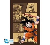 GB eye Dragon Ball Goku Retro 61 x 91.5cm / 24.2 x 35.8 pouces Maxi Poster - Expédié roulé - Poster d'art - Affiches et impressions | Dragon Ball Merchandising