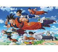 Poster Dragon Ball Super Goku's Group Manga - Dimensions : 91,5 x 61 cm + 1 paquet de tesa Powerstrips® - Contenu : 20 pièces