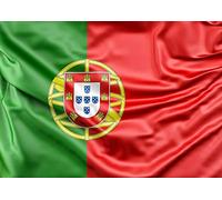 Poster Drapeau Pays Portugal Effet Tissu Nation Wall Art