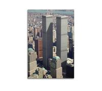 Poster du centre du monde du New York - Convient pour la décoration murale et de chambre éducative - Cadeau esthétique pour amis - Style sans cadre - 60 x 90 cm