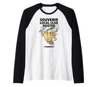 Poster du Club Local du souvier, Ramen Nation, Bol de Nouilles, Mascotte Manche Raglan