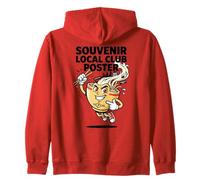 Poster du Club Local du souvier, Ramen Nation, Bol de Nouilles, Mascotte Sweat à Capuche