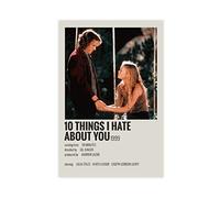 Poster du film « 10 Things I Hate About You Touching Love » (8) - Impression sur toile - Décoration murale - Pour salon, chambre à coucher - Style sans cadre - 30 x 45 cm