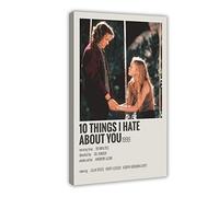 Poster du film 10 Things I Hate About You Touching Love (8) sur toile pour décoration de chambre à coucher, de bureau, de chambre, de style cadeau, 30 x 45 cm