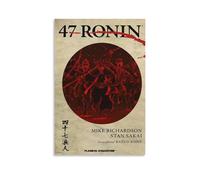 Poster du film 47 Ronins Bataille de samouraï féodale Japon - Art mural (15) - Impression sur toile - Affiches d'œuvres d'art pour décoration de chambre - 40 x 60 cm