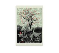 Poster du film 47 Ronins Bataille de samouraï féodale Japon - Art mural - Impression sur toile - Affiches d'œuvres d'art esthétiques pour chambre - 60 x 90 cm
